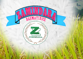 Logo, Zamindara Rice & General Mills.